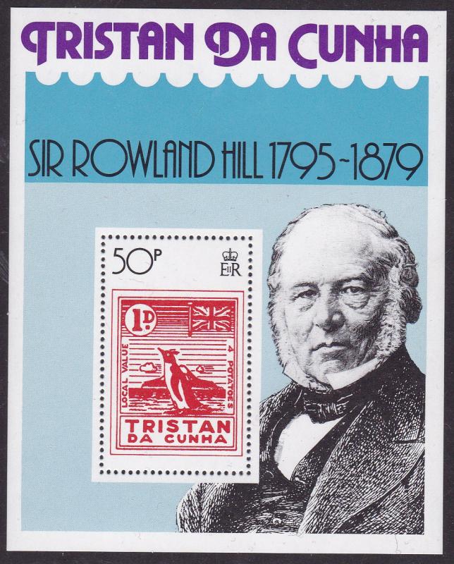 Tristan Da Cuhna 1979 Sir Roland Hill Mini-Sheet  VF/NH