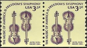 # 1813 MINT NEVER HINGED WEAVER VIOLINS