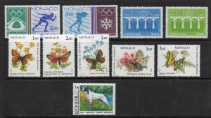 Monaco - Sc# 1422 - 1431  MNH        /         Lot 0124101