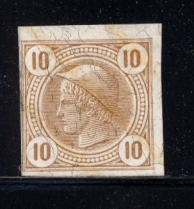 Austria 1901 P13a MH (w/ varnish bars)