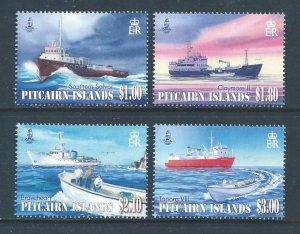 Pitcairn Islands #718-21 NH Supply Ships