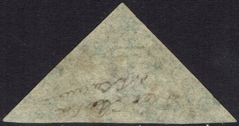 CAPE OF GOOD HOPE 1863 TRIANGLE 1/- DE LA RUE PRINTING USED 