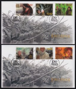 New Zealand 2023 The Lord of the Rings: The Return of the King FDC Set