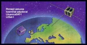 Lithuania Sc# 1033b MNH Lithuanian Satellites (Booklet)