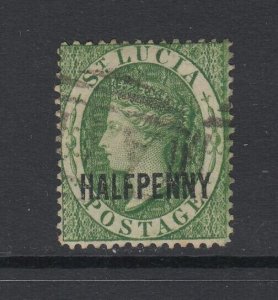 St. Lucia, Scott 19 (SG 25), used (thin)