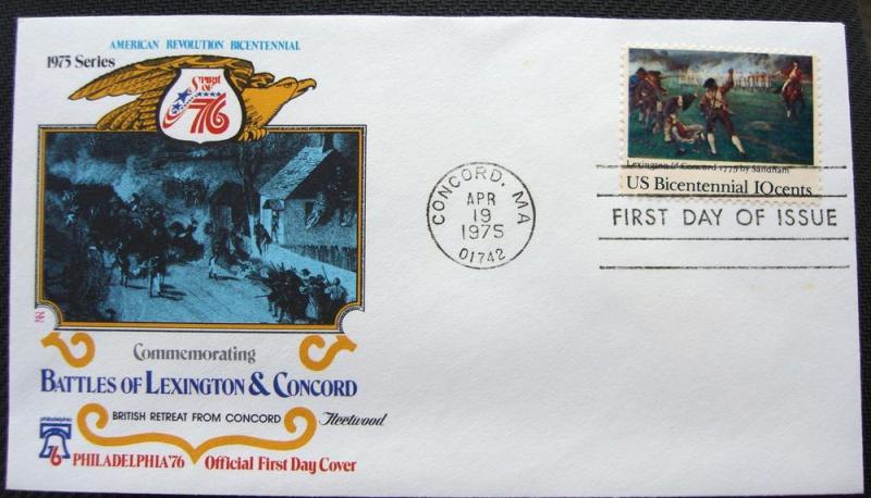 US #1563, Lex-Concord, FDC (Fleetwood) Unaddressed L10