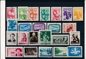 D397770 Bulgaria Nice selection of VFU Used stamps