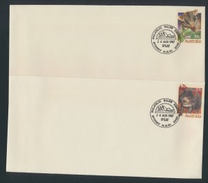 Australia PrePaid Envelope 1987  State Faunal Emblems  definitives