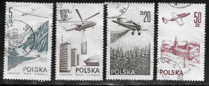 Poland  Scott C53-C56  Used  Complete