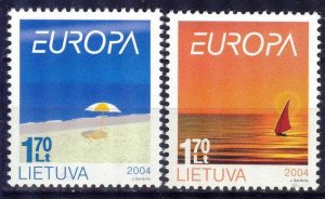 Lithuania 2004 Europa CEPT Vacation Sc.766/7 MNH