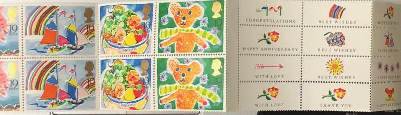 1989 GB stamp booklet