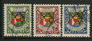 liechtenstein #B4-6, Used