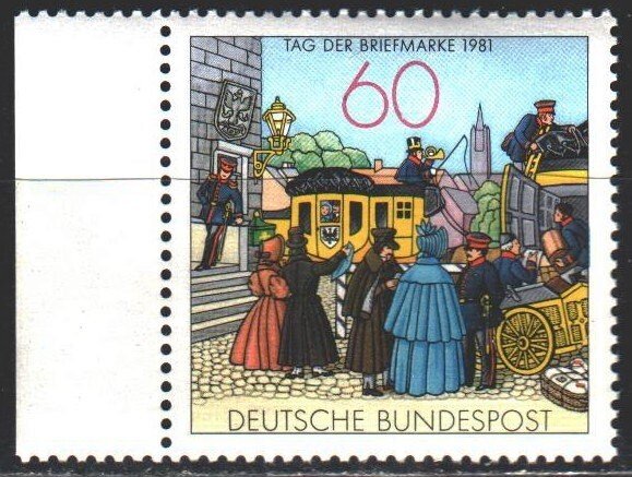 Germany. 1981. 1112. Postal stagecoach, mail. MNH.