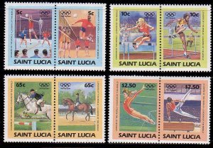 St. Lucia 665 - 668 MNH