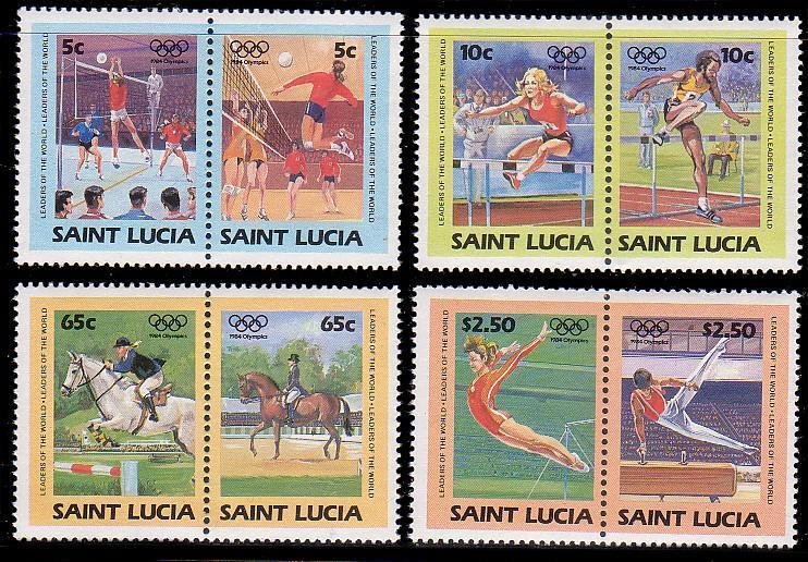St. Lucia 665 - 668 MNH
