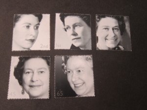 Great Britain 2002 Sc 2017-21 set MNH