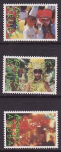 Aruba-Sc#40-2- id5-unused NH set-Carnival-1989-