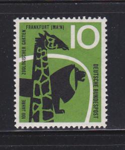 Germany 784 Set MNH Giraffe, Lion, Zoo Animals (A)