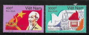 Vietnam 1996 8th Vietnamese Communist Party Congress Sc 2684-2685 MNH A2668