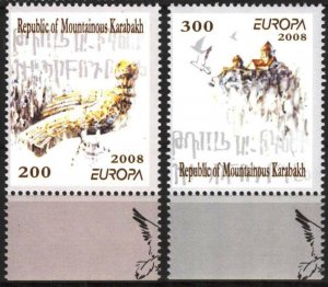 Karabakh 2008 , Local Europa CEPT Mountains 2 st. MNH