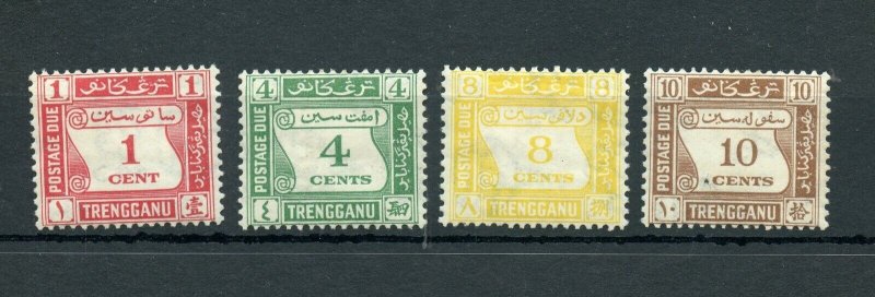 MALAYA TRENGGANU  POSTAGE DUES SCOTT#J1/4  MINT HINGED 