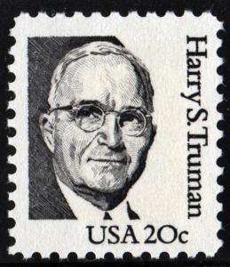 SC#1862 20¢ Great Americans: Harry Truman Single (1984) MNH