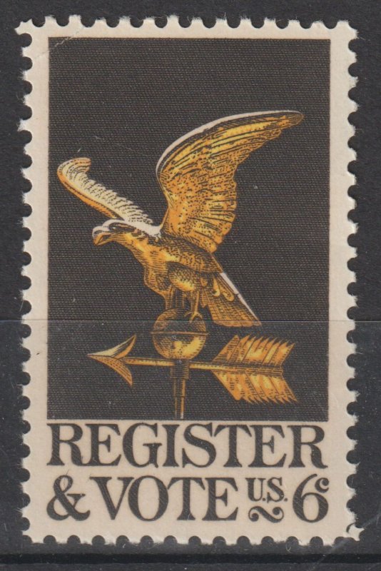 U.S.  Scott# 1344 1968 VF MNH Register & Vote