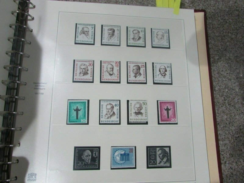 $Safe hingeless album Berlin 1948-1973 mint stamps inside