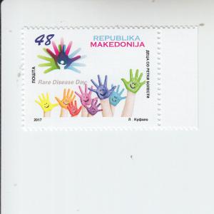 2017 Macedonia Rare Disease Day  (Scott 759) MNH