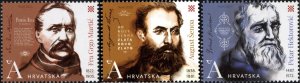 Croatia 2022 MNH Stamps Scott 1267-1269 Literature Writers