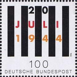 20 JULY 1944 behind Bars - Attack on, Sc.# 1836 MNH Single