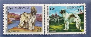 Monaco 1126-27 MNH 1978 Monte Carlo Dog Show