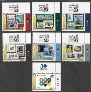 Isle of Man 2023 MNH Stamps Europa CEPT Peace Philately 50 Years of Post