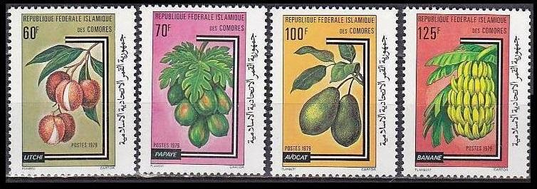 1979 Comores Islands 562-565 Fruit 5,50 €