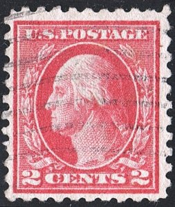 SC#463 2¢ Washington Single (1916) Used