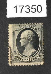 MOMEN: US STAMPS # 165 USED $150 LOT #17350