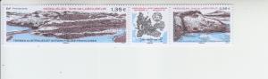 2019 FSAT Fr Antarctic Kerguelen Tiller site S2/label (Scott 610) MNH