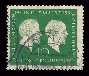 Germany, FRG 1954 Sc 722 UF Medical researchers