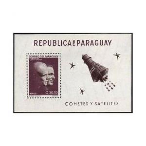 Paraguay 706a perf,imperf,MNH.Michel Bl.26-27. Space:John Glenn,Scott Carpenter.