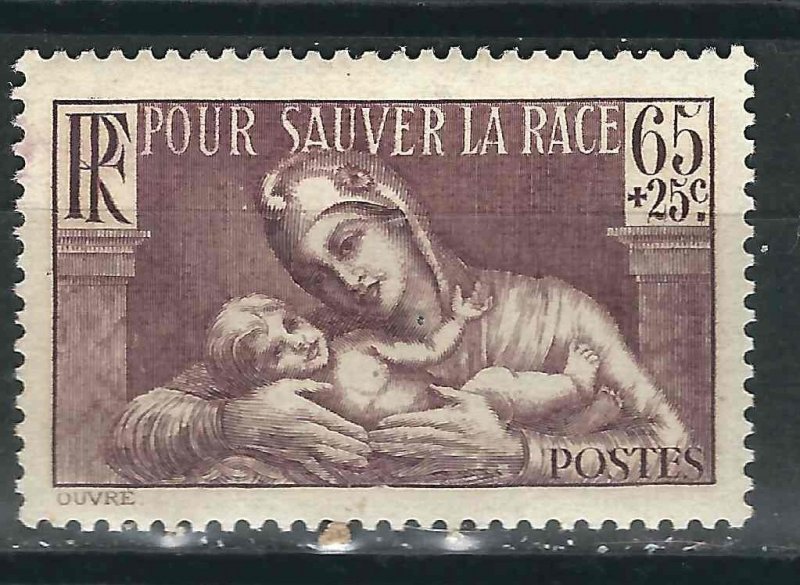 France  B64 YT 334 MNH F/VF 1937 SCV $5.25