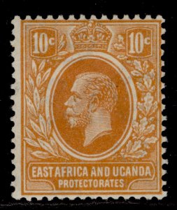 East Africa And Uganda GV SG68, 10c Orange, M New Cat-