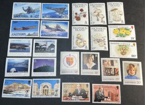 ASCENSION ISLAND # 313-335-MINT NEVER/HINGED--6 COMPLETE SETS---1982-83