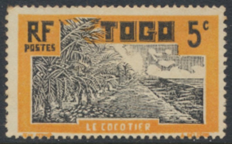 Togo    SC# 219  Used  Coconut Grove  see details/scans 