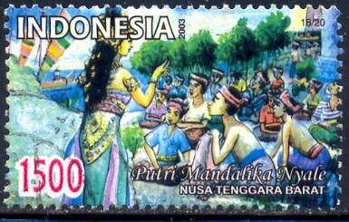 Folklore, Scene, Putri Mandalika Nyale, Indonesia SC#2022k