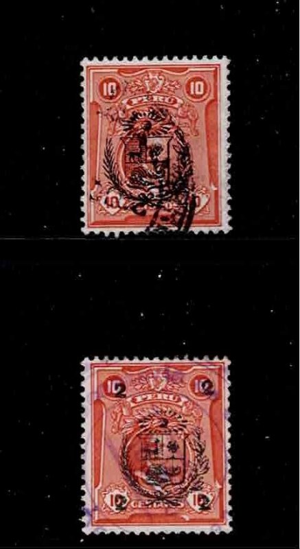 Peru Scott #268-69, Singles 1930 FVF Used