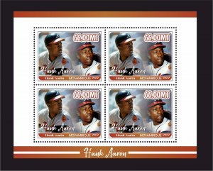 Stamps.Sports Baseball Hank Aaron  2022 year ,9 sheets  perforated  NEW