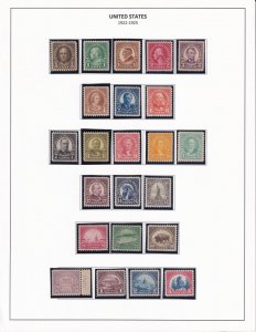 US 551-573, All Graded 95 or Better! All are MNH! Frameable