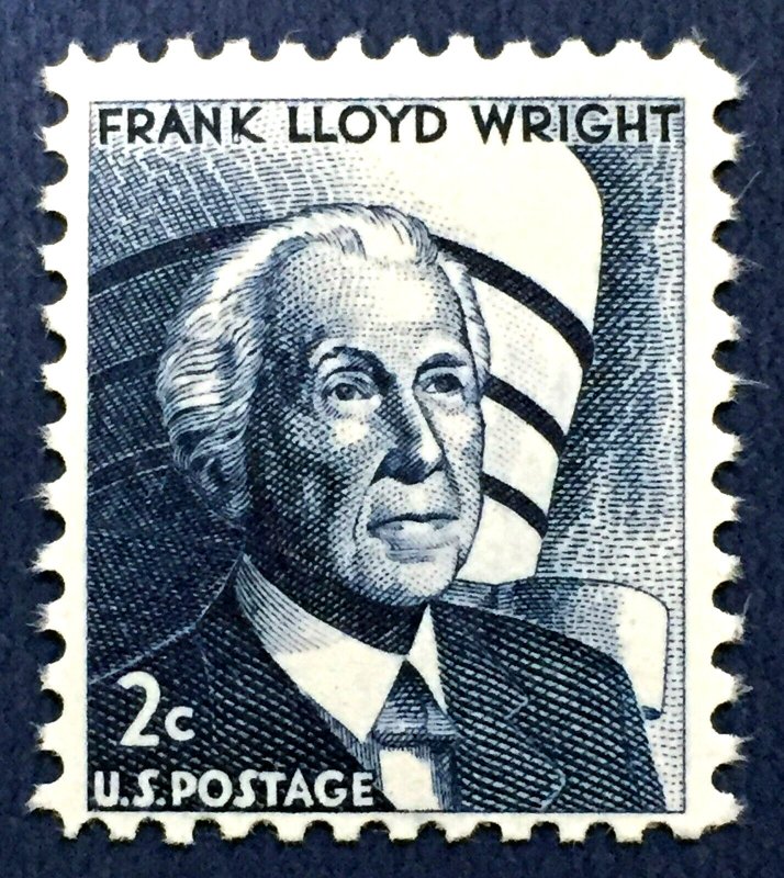 USA 1967 Prominent Americans FRANK LLOYD WRIGHT 2c MNH SC#1280 U4672