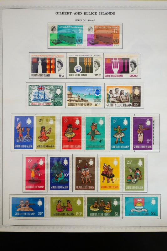 Gilbert & Ellice Rather Complete 1960 - 1970's Stamp Collection