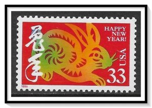 US #3272 Year Od The Rabbit MNH
